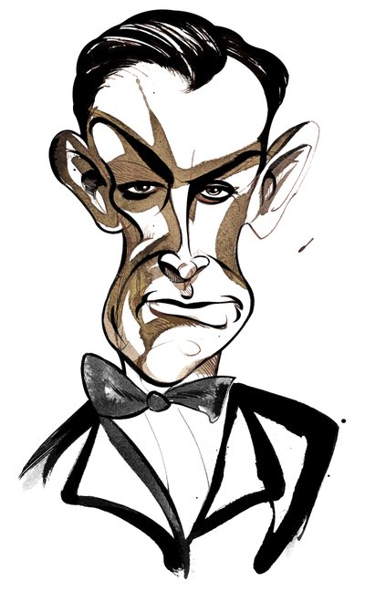 Sean Connery as James Bond 007 by Neale Osborne